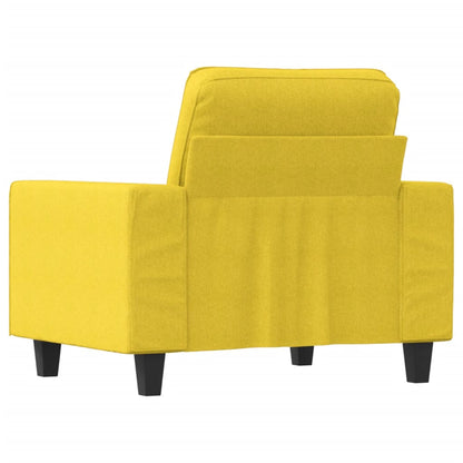 Lænestol Lysegul 60 cm Stof