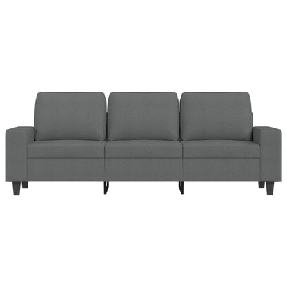 3-personers sofa mørkegrå 180 cm stof