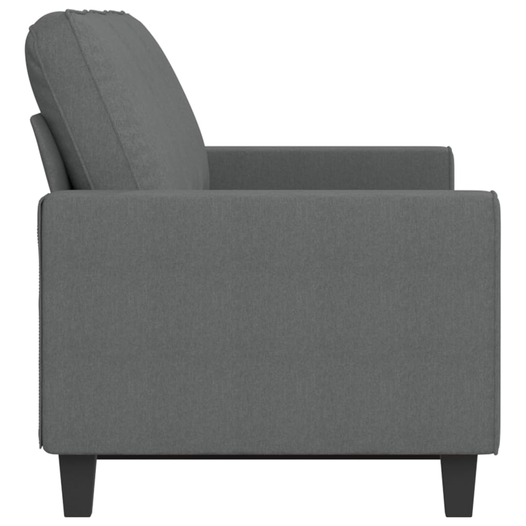 3-personers sofa mørkegrå 180 cm stof
