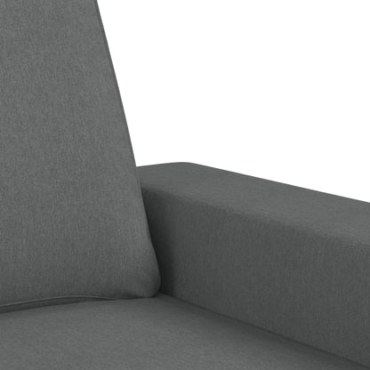 3-personers sofa mørkegrå 180 cm stof