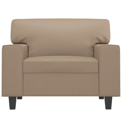 Lænestol Cappuccino-Brun 60 cm Kunstlæder