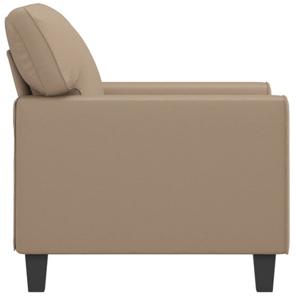 Lænestol Cappuccino-Brun 60 cm Kunstlæder