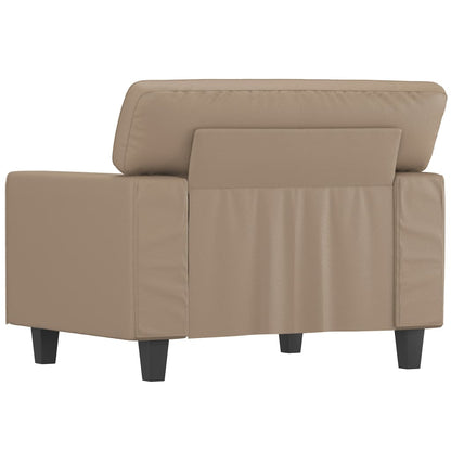 Lænestol Cappuccino-Brun 60 cm Kunstlæder