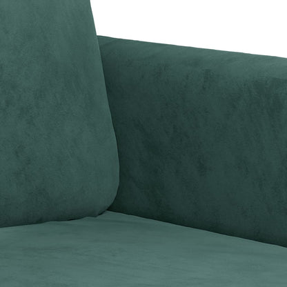 Lænestol Mørkegrøn 60 cm Velvet