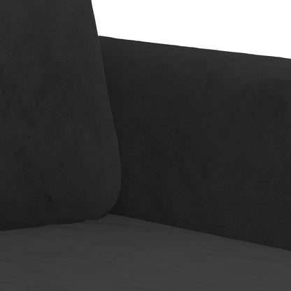 Lænestol Sort 60 cm Velvet