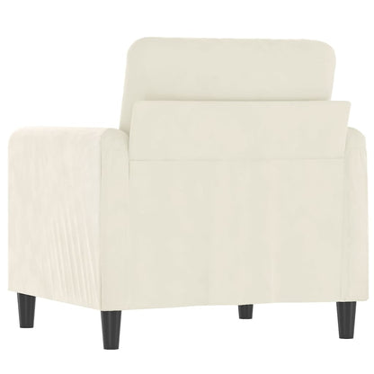 Sessel Creme 60 cm Samt