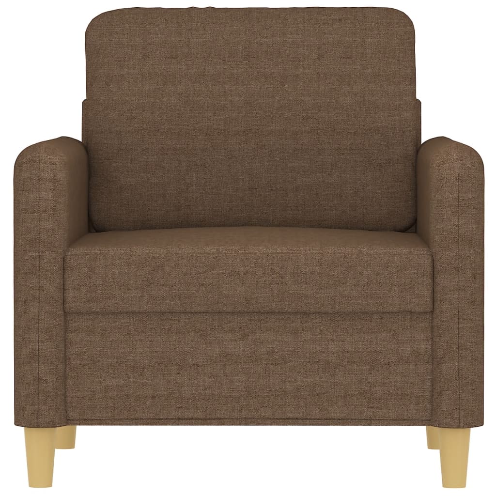 Sessel Braun 60 cm Stoff