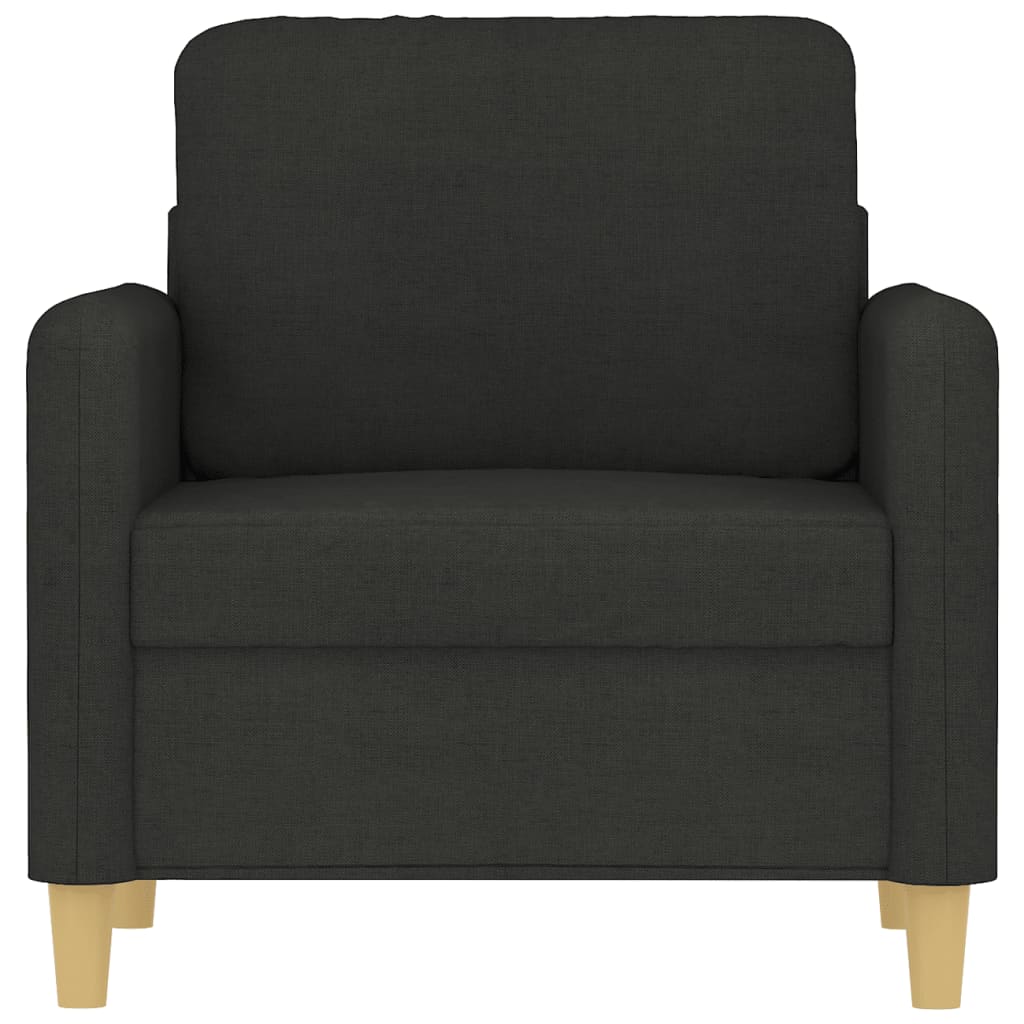 Sessel Schwarz 60 cm Stoff