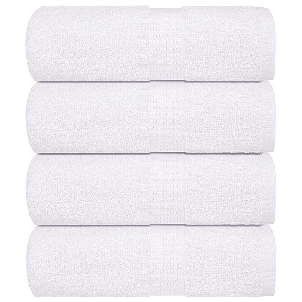 Waschlappen 4 Stk. Weiß 15x21 cm 360 g/m² 100% Baumwolle
