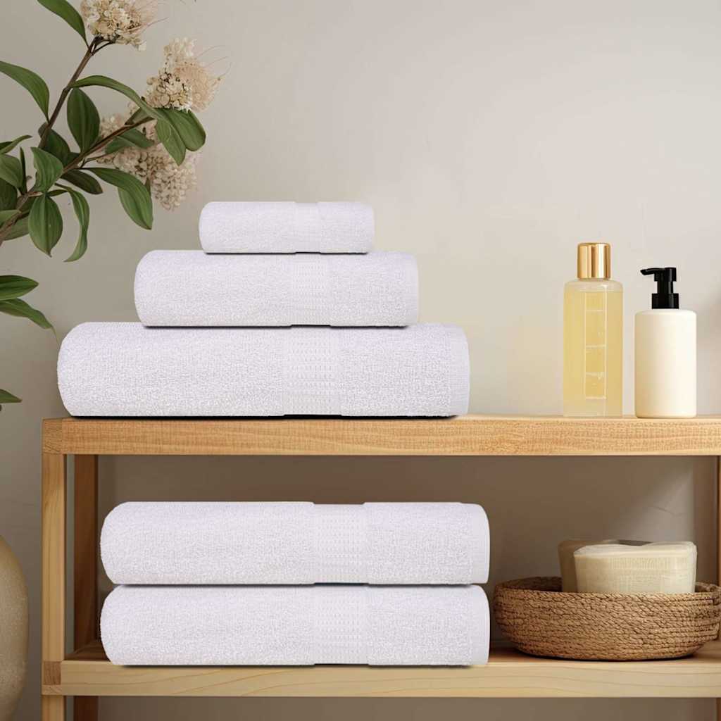 Vaskeklude 50 stk Hvide 15x21 cm 360 g/m² 100% bomuld