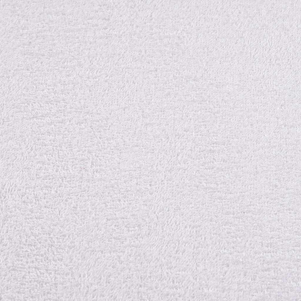 Vaskeklude 50 stk Hvide 15x21 cm 360 g/m² 100% bomuld