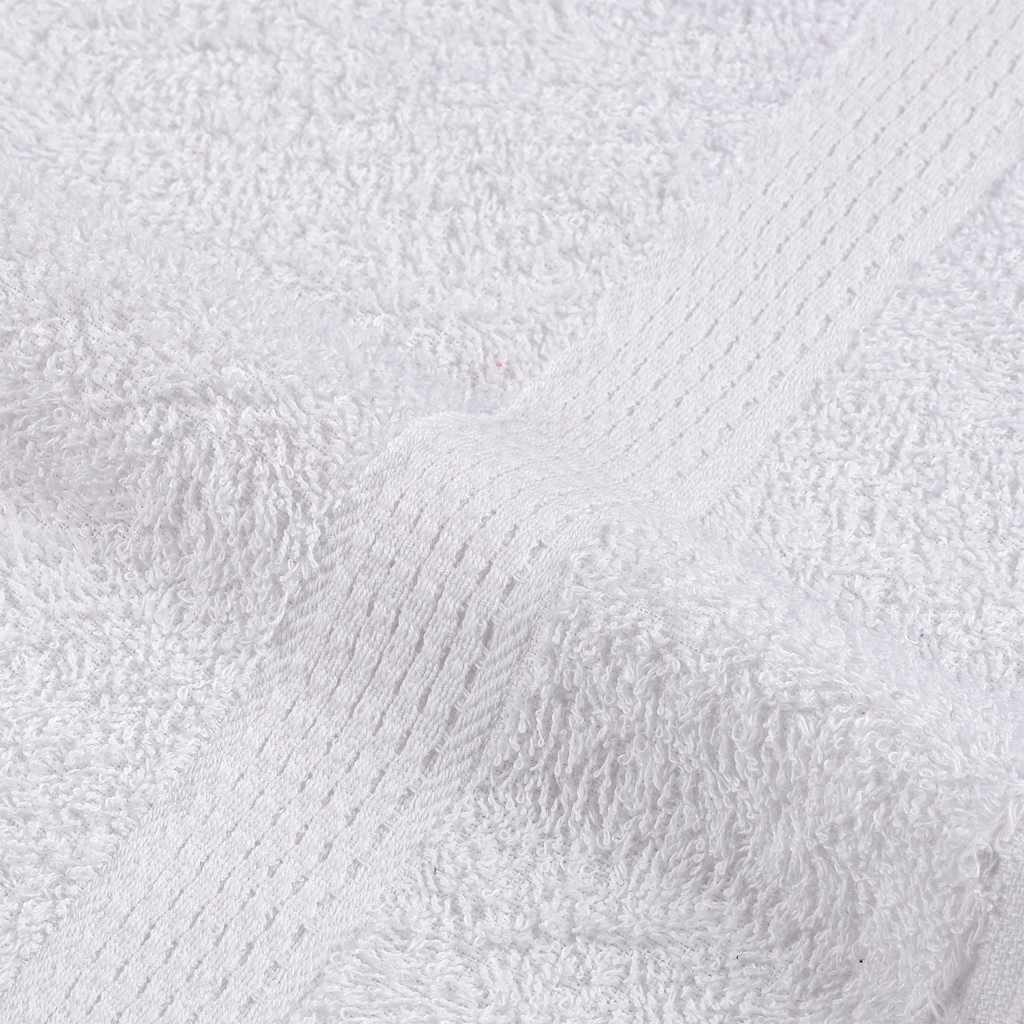 Vaskeklude 50 stk Hvide 15x21 cm 360 g/m² 100% bomuld