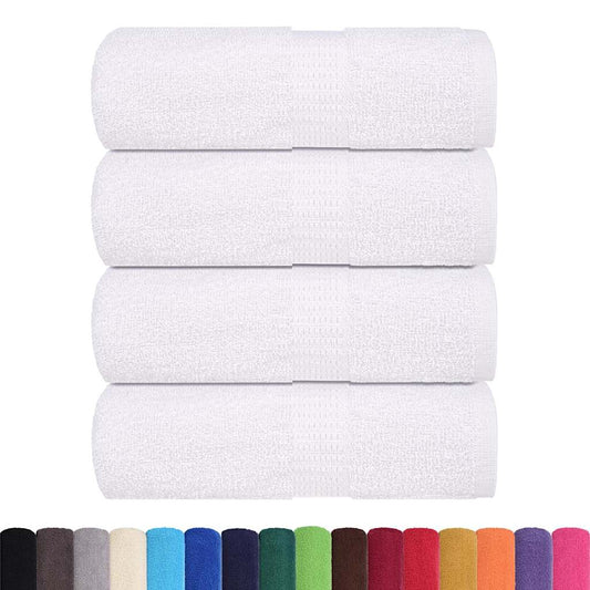 Waschhandtücher 4-tlg. FROGN Weiß 30x30 cm 100% Baumwolle