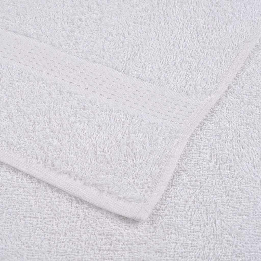 Waschhandtücher 4-tlg. FROGN Weiß 30x30 cm 100% Baumwolle
