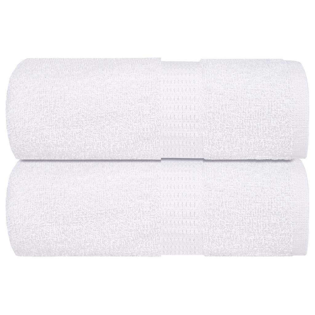 Gästetücher 2 Stk. Weiß 30x50 cm 360 g/m² 100% Baumwolle