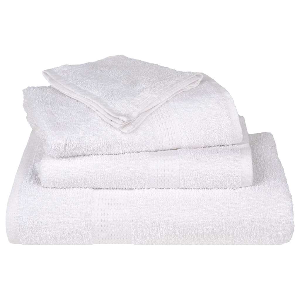 Gästetücher 2 Stk. Weiß 30x50 cm 360 g/m² 100% Baumwolle