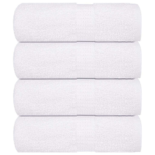 Gästetücher 4 Stk. Weiß 30x50 cm 360 g/m² 100% Baumwolle