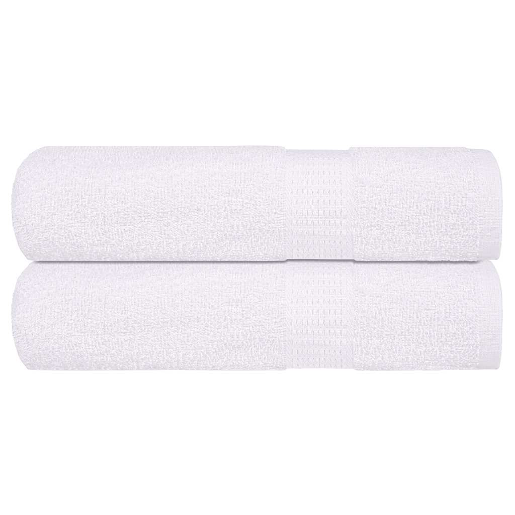 Handtücher 2 Stk. Weiß 50x100 cm 360 g/m² 100% Baumwolle