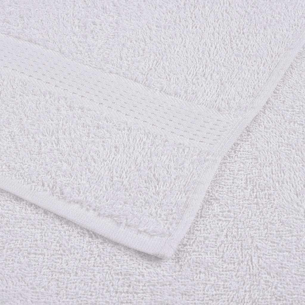 Handtücher 2 Stk. Weiß 50x100 cm 360 g/m² 100% Baumwolle