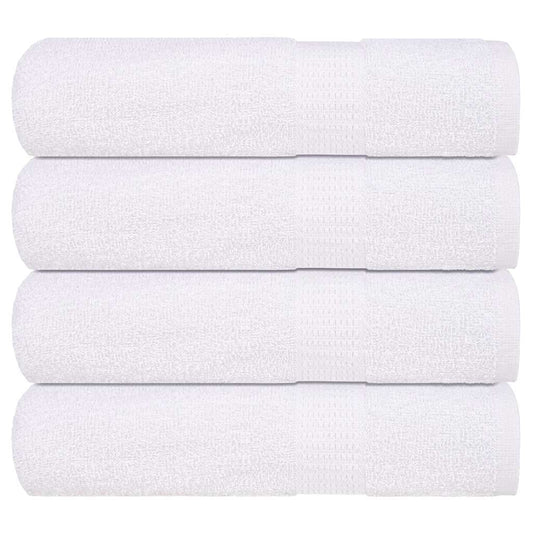 Duschtücher 4 Stk. Weiß 70x140 cm 360 g/m² 100% Baumwolle