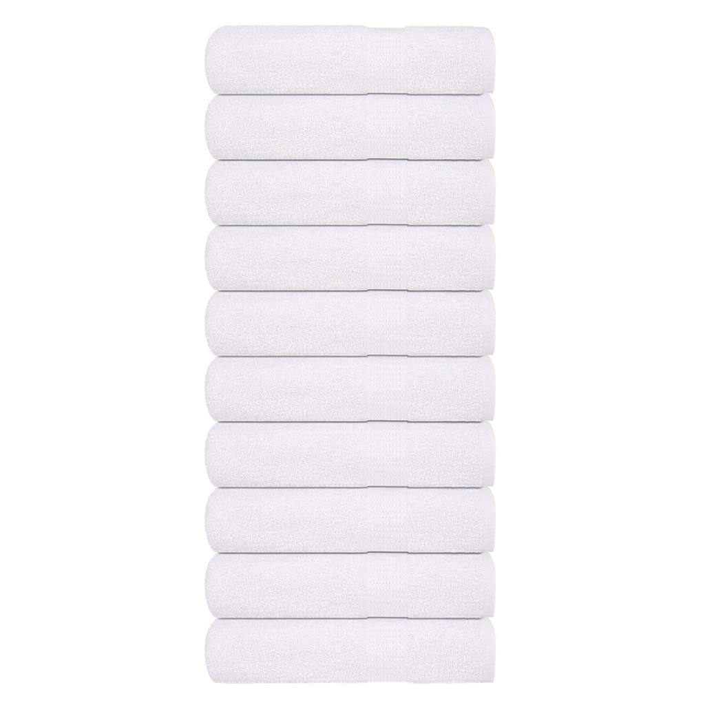 Badetücher 10 Stk. Weiß 100x150 cm 360 g/m² 100% Baumwolle
