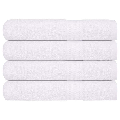 Saunatücher 4 Stk. Weiß 80x200 cm 360 g/m² 100% Baumwolle