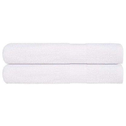 Handtücher 2 Stk. Weiß 100x200 cm 360 g/m² 100% Baumwolle