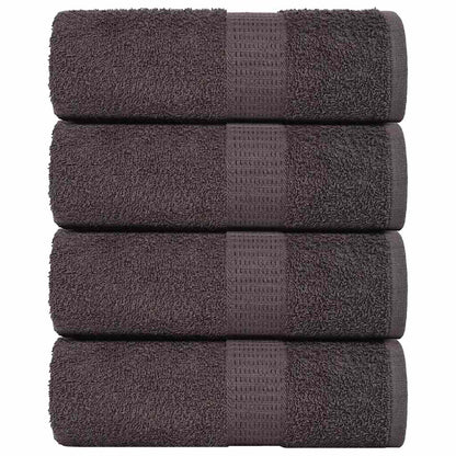 Waschhandtücher 4-tlg. FROGN Anthrazit 30x30 cm 100% Baumwolle