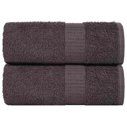 Gästetücher 2 Stk. Anthrazit 30x50 cm 360 g/m² 100% Baumwolle
