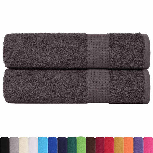 Handtücher 2 Stk. Anthrazit 50x100 cm 360 g/m² 100% Baumwolle