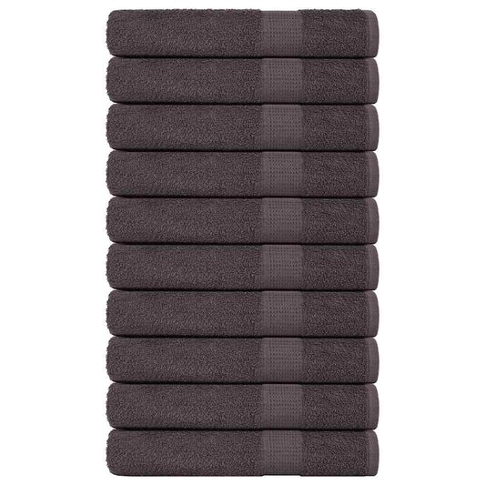 Saunatücher 10 Stk. Anthrazit 80x200 cm 360 g/m² 100% Baumwolle