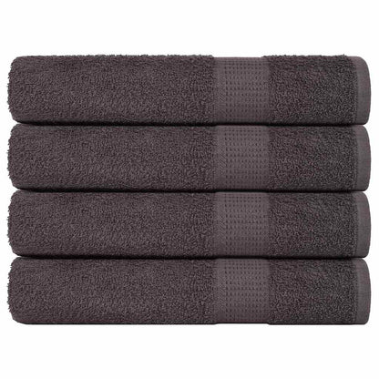 Handtücher 4 Stk. Anthrazit 100x200 cm 360 g/m² 100% Baumwolle