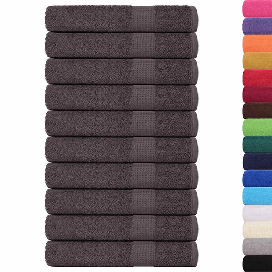 Handtücher 25 Stk. Anthrazit 100x200 cm 360 g/m² 100% Baumwolle