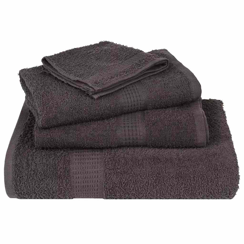 Handtücher 25 Stk. Anthrazit 100x200 cm 360 g/m² 100% Baumwolle