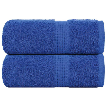 Waschhandtücher 2 Stück FROGN Blau 30x30 cm 100% Baumwolle
