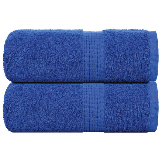 Waschhandtücher 2 Stück FROGN Blau 30x30 cm 100% Baumwolle