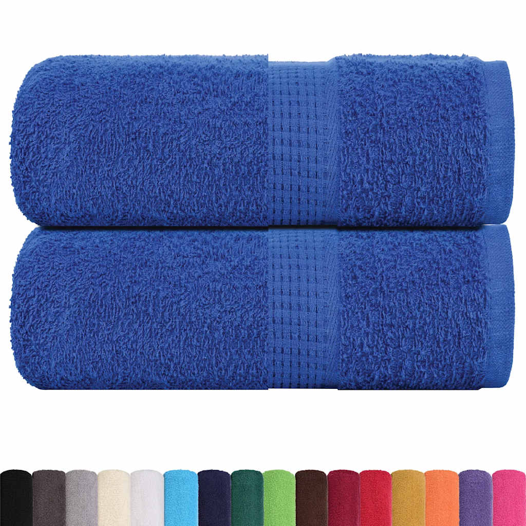 Waschhandtücher 2 Stück FROGN Blau 30x30 cm 100% Baumwolle