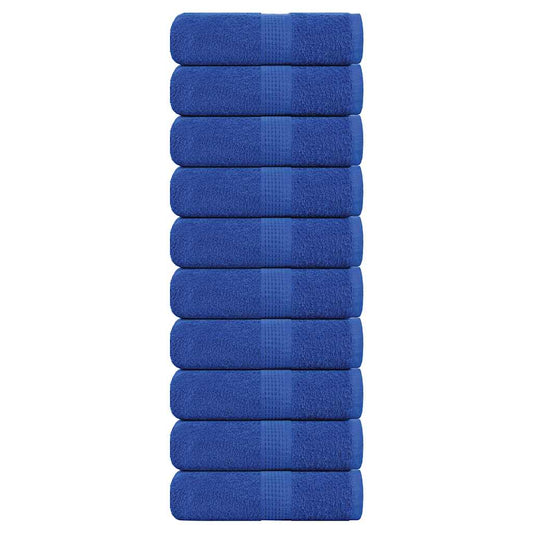Waschhandtücher 10 Stück FROGN Blau 30x30 cm 100% Baumwolle