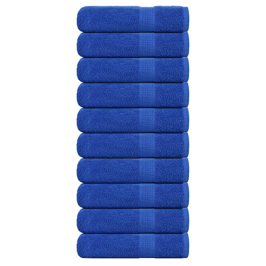 Badetücher 10 Stk. Blau 100x150 cm 360 g/m² 100% Baumwolle