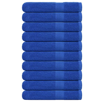 Saunatücher 10 Stk. Blau 80x200 cm 360 g/m² 100% Baumwolle