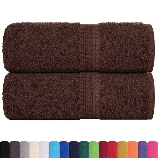 Waschhandtücher 2 Stück FROGN Braun 30x30 cm 100% Baumwolle