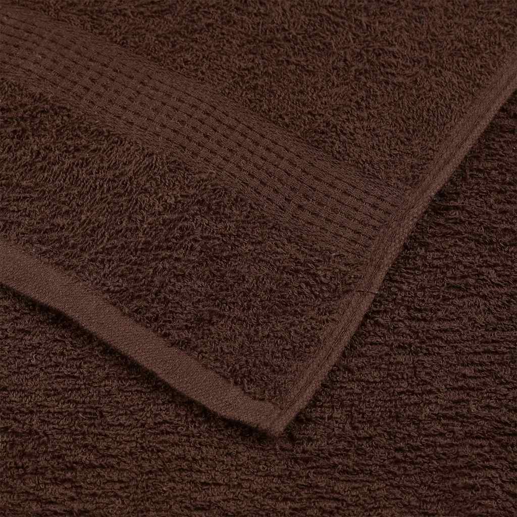 Waschhandtücher 2 Stück FROGN Braun 30x30 cm 100% Baumwolle
