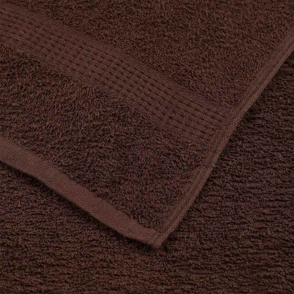 Waschhandtücher 4-tlg. FROGN Braun 30x30 cm 100% Baumwolle