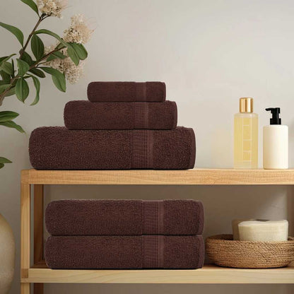 Badetücher 10 Stk. Braun 100x150 cm 360 g/m² 100% Baumwolle