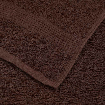 Saunatücher 2 Stk. Braun 80x200 cm 360 g/m² 100% Baumwolle