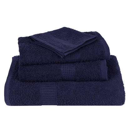 Waschhandtücher 10 Stück FROGN Marineblau 30x30 cm 100% Baumwolle