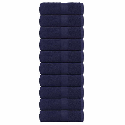 Gästetücher 10 Stk. Marineblau 30x50 cm 360 g/m² 100% Baumwolle