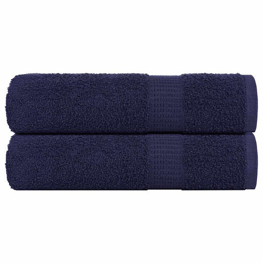Handtücher 2 Stk. Marineblau 50x100 cm 360 g/m² 100% Baumwolle