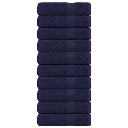 Duschtücher 10 Stk. Marineblau 70x140cm 360 g/m² 100% Baumwolle