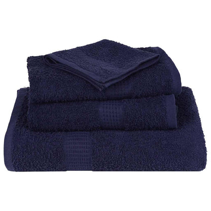 Badehåndklæder 2 stk Marineblå 100x150 cm 360 g/m² 100% bomuld